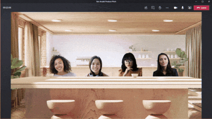 Microsoft Teams meeting video call